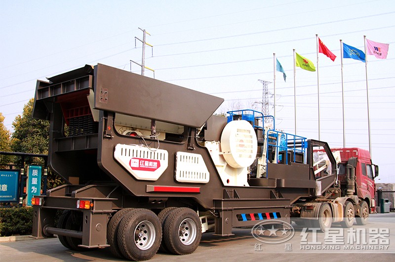時產200噸小型移動破碎車，配顎破機，發往湖北市場