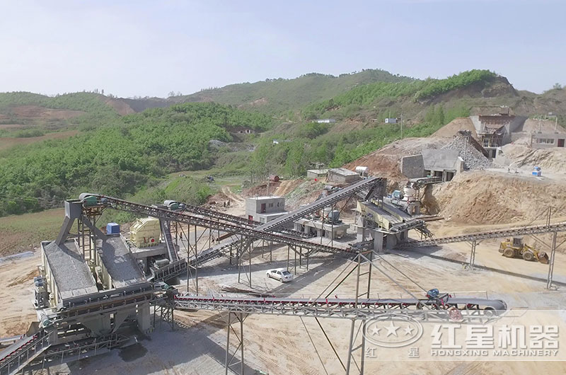 河南客戶大型磕石生產線 河南客戶大型磕石生產線